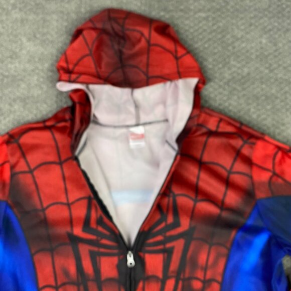 Spider-Man Hoodie Men's Large Marvel Comics Spiderman Full Zip - Picture 4 of 9